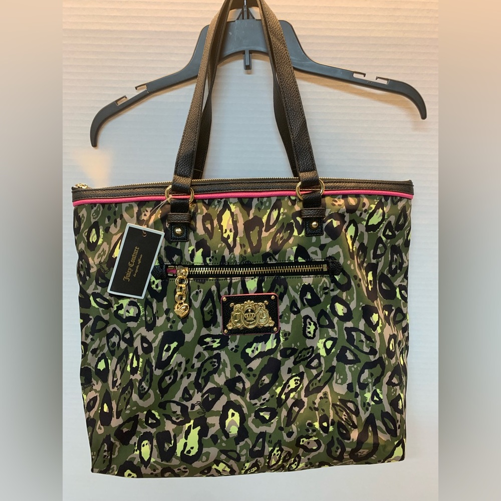 Juicy Couture Penny Nylon Camo Shoulder Bag New with Tags